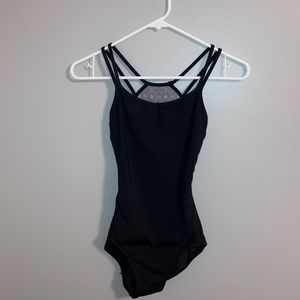 black size xs capezio leotard